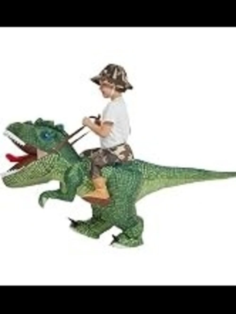 Inflatable Dinosaur Ride-On Costume Size 4-6